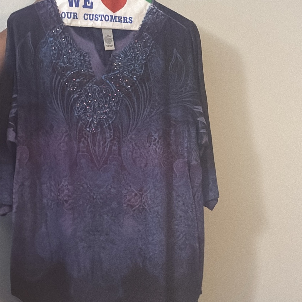 Catherine purple shirt - Picture 2 of 4